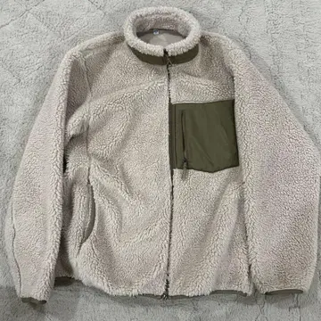 UNIQLO 플리스 자켓 XL 베이지