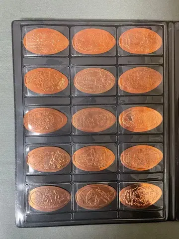 Disney 수베니어 코인 31개 케이스 포함