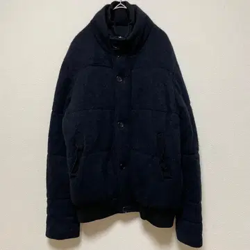 투모로우랜드 모헤어 코트 블랙 충전솜 스탠드 카라 빅 사이즈 가을/겨울