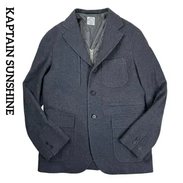 KAPTAIN SUNSHINE 울 테일러드 자켓 충전솜 베스트 세트