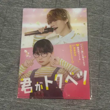 네가 특별해 특전 B6 클리어 파일 (핑크)