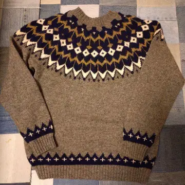 페로우즈 Pherrow's 노르딕 무늬 스웨터 S