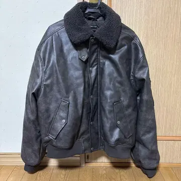ZARA Faux Leather Jacket L