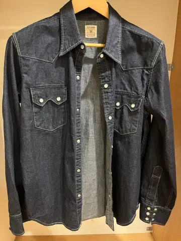 TCB Jeans 8.5 온스 데님 긴팔 셔츠 완판템 사이즈 42 새상품