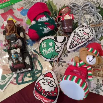 크리스마스 오너먼트와 씰 세트