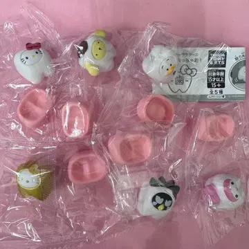 산리오 캐릭터즈 다 같이 되자! -이- 레어 포함 총 6종 컴프