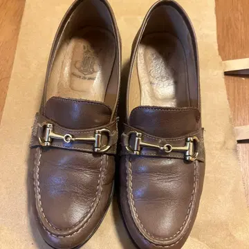 BONTRE 클래시컬 비트 로퍼 브라운