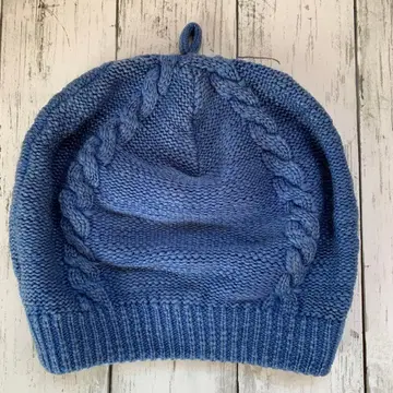 [ 새상품급 ] MOTIVE 비니 파랑 그레이 믹스실