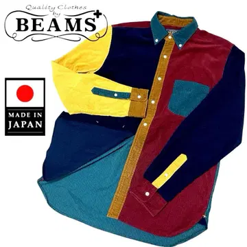 [새상품급] BEAMS PLUS 코듀로이 버튼 다운 셔츠 일본제