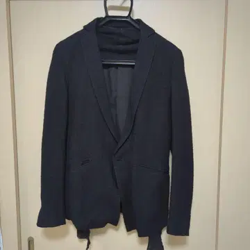 토네이도 마트 블랙 싱글 브레스 자켓