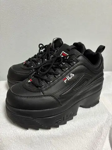 FILA WFW22044-001 블랙 스니커즈 24.5cm