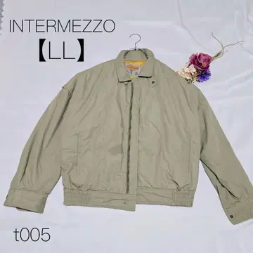 인터메초 블루종 MA-1 충전솜 자켓 아우터 카키 [ LL ]