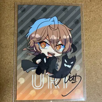 컬러풀 피치 한여름 복숭아 축제 사인 포함 트레이딩 카드 유리