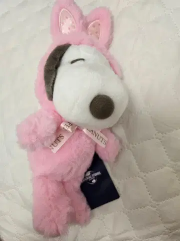 스누피 부활절 토끼 USJ 봉제 인형 핑크