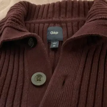 Gap 버건디 긴팔 피케 셔츠