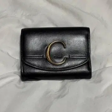 끌로에 블랙 3단 폴더형 지갑