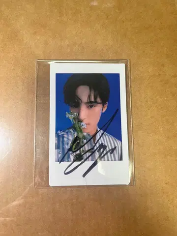 SEVENTEEN 민규 폴라로이드 트레이딩 카드 사인 포함 HANABI