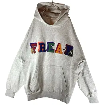 프릭스스토어 FREAD 자수 후드티 그레이 M 사이즈 후디
