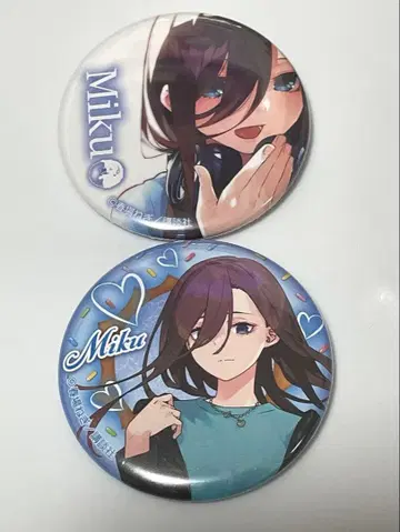 5등분의 신부 anisugar 도넛 캔뱃지 미쿠 2종 세트