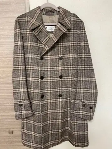 TOMORROWLAND PILGRIM 체크 무늬 코트 사이즈 46