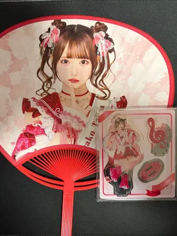 타지마 사쿠라코 부채와 아크릴 스탠드 세트 onephony fanfare