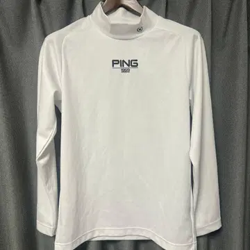 PING 하이넥 긴팔 셔츠 L 사이즈 모크넥
