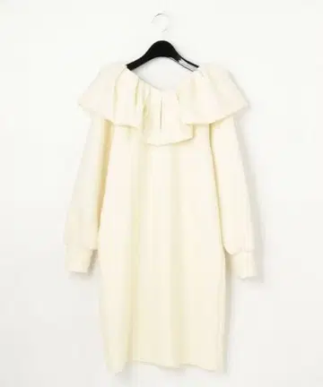 미사용 새상품 그레이스 콘티넨탈 프릴 칼라 저리 원피스 36