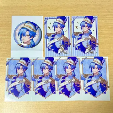 니지산지 미타라시단 2주년 캔뱃지 폴라로이드 카드 홀로 밀라노