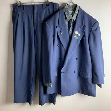 더블 셋업 톤 다운 코디 넥타이 셔츠 올 패턴 핀즈 결혼식 성인식