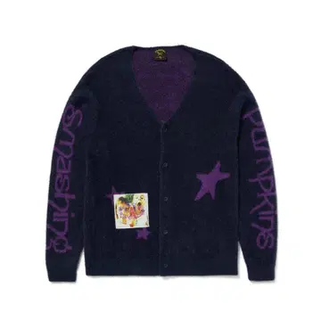 HUF 스매싱 펌킨스 콜라보 가디건 M 사이즈