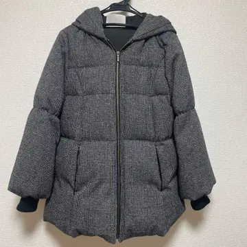 안데뮤 후드 부착 다운 자켓 S