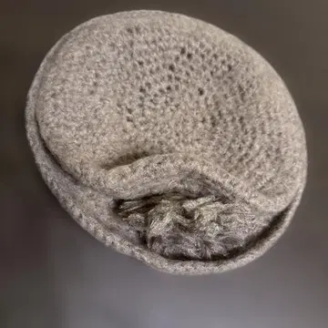 AURORA FINE QUALITY 베레모 베이지 미사용