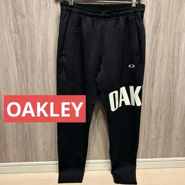 [인기] OAKLEY 골프웨어 스웨트 팬츠 네이비 빅 로고 구제 의류 L