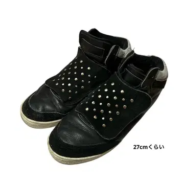 남성용 하이컷 스니커즈 27cm 정도