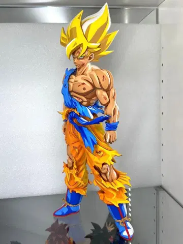 리페인트 드래곤볼 전설의 초사이어인 손오공 2D 이차원 채색