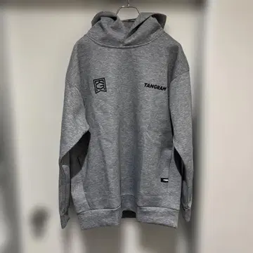 TANGRAM 그레이 후드 부착 후드티 XL