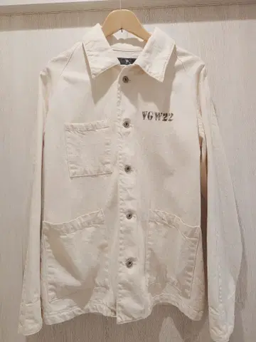 virgo  화이트 데님 자켓