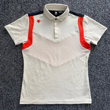 데상트 골프 반팔 피케 셔츠 스트레치 골프웨어 사이즈 M