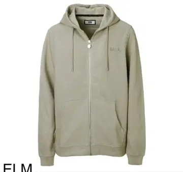 BALR. 올리브 그린 집업 후드티