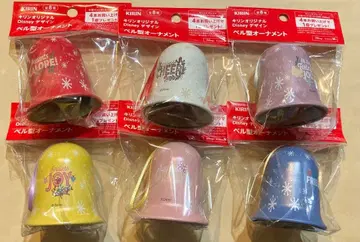 KIRIN 디즈니 디자인 벨 모양 오너먼트 6종