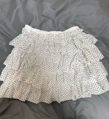 treat urself girly 레이스 도트 튜튜 화이트