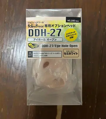 DDH-27 아이홀 오픈 세미 화이트 미사용 새상품