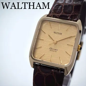 411 작동 Waltham 남성용 시계 초경합금 DYNAX 골드