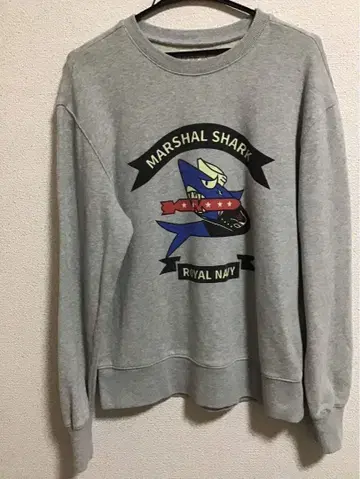 MARSHAL SHARK 그레이 스웨터