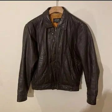 90s 빈티지 소가죽 블루종 재킷