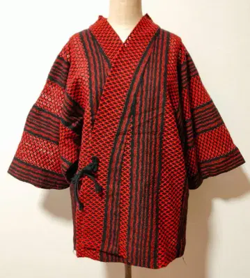 미사와 레트로 크로쉐 니트 일본 의류 겉옷 도미유키 레드 블랙