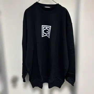 TANGRAM 블랙 로고 맨투맨 XXL