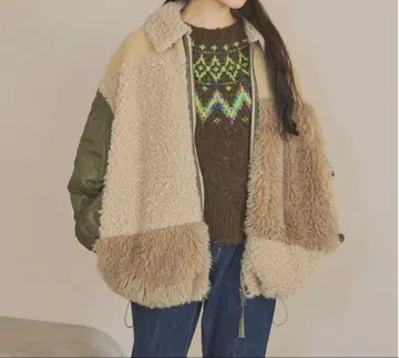 niko and - 니코앤드 패치워크 보아 블루종