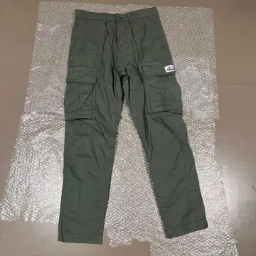 ZARA 자라 카고 팬츠 올리브 그린 남성용 EUR36 바지