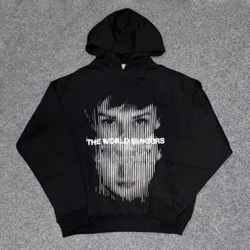 블랙 후드티 얼굴 디자인 archive y2k 스트릿